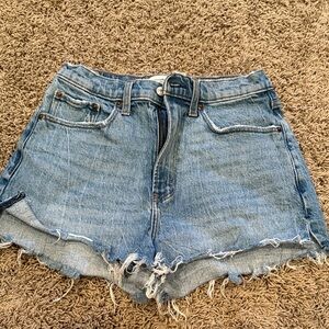 Abercrombie & Fitch Light Blue Jean Shorts